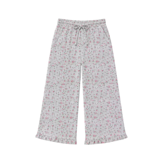 Vintage Blooms Women’s Ruffle Pants