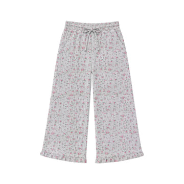 Vintage Blooms Women’s Ruffle Pants