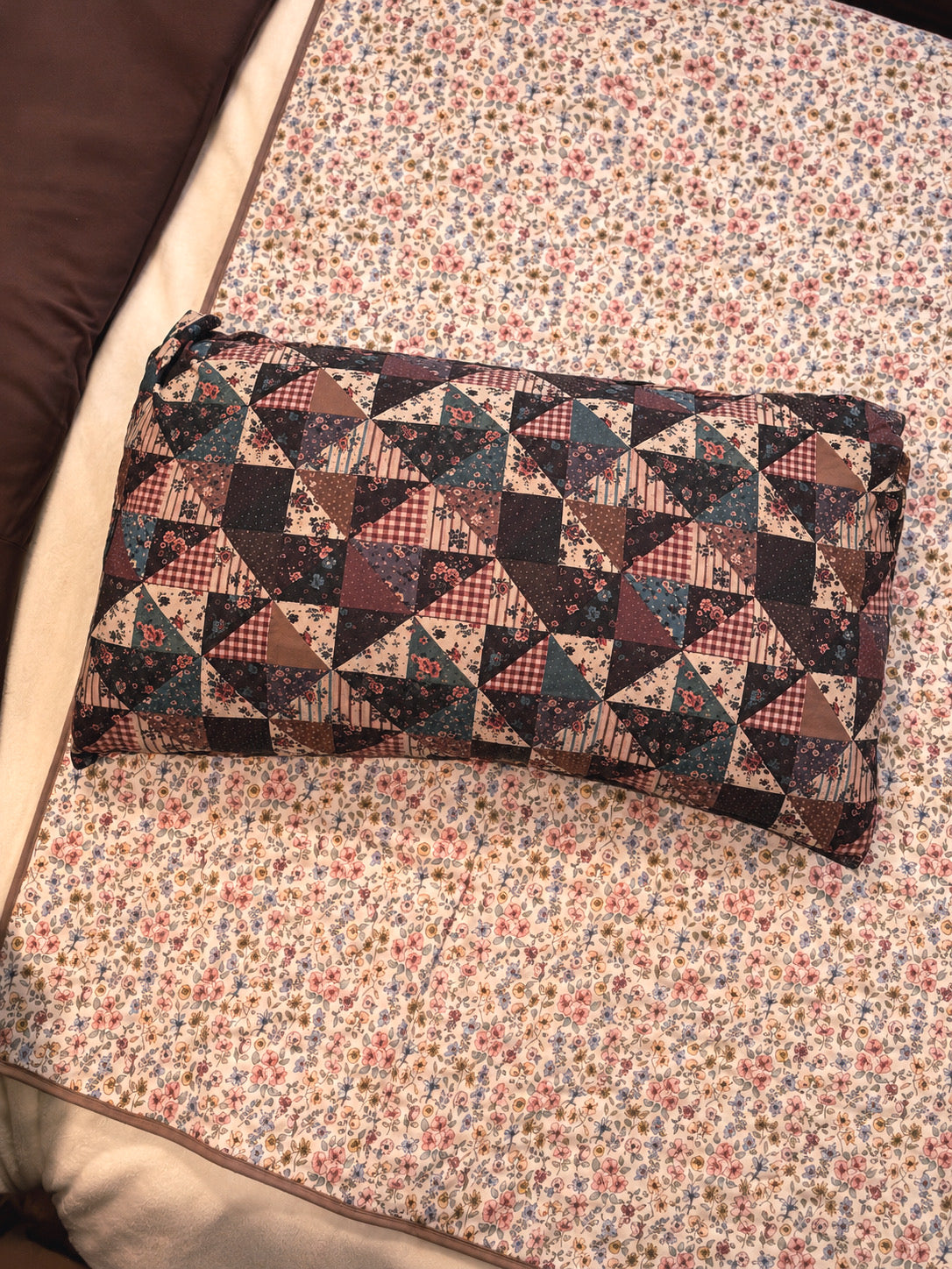 Patchwork and Posies King Pillow Case