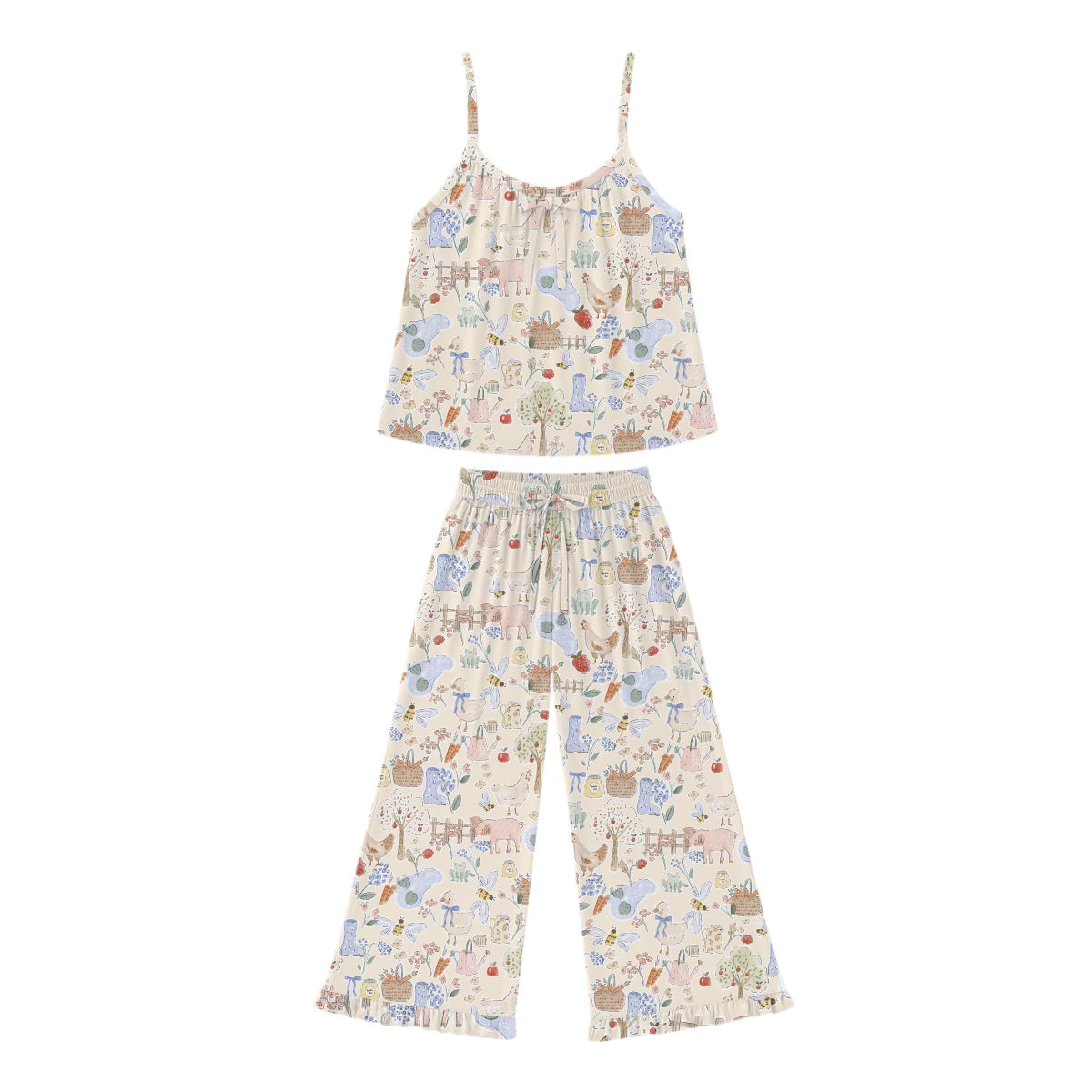 Honey and Hen Women’s Ruffle Set