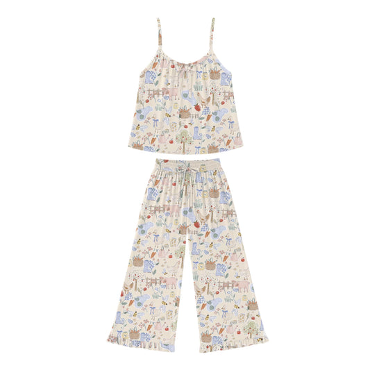 Honey and Hen Women’s Ruffle Set