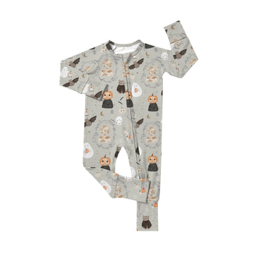 Spooky Season Zipper Romper