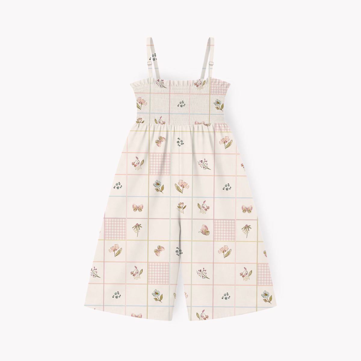 Garden Quilt Wide Leg Jumpsuit