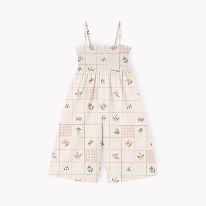 Garden Quilt Wide Leg Jumpsuit
