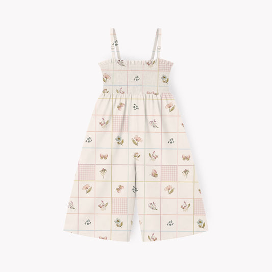 Garden Quilt Wide Leg Jumpsuit