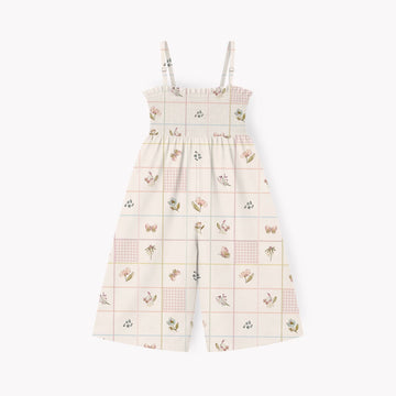 Garden Quilt Wide Leg Jumpsuit