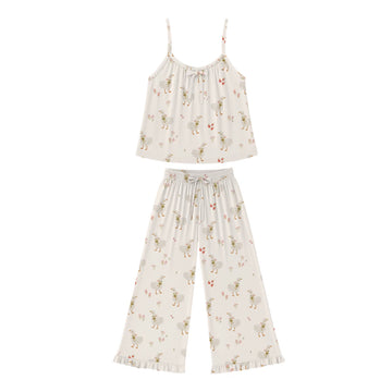 Greta Goose Womens Ruffle Set