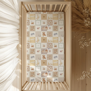 Little Toy Quilt Crib Sheet