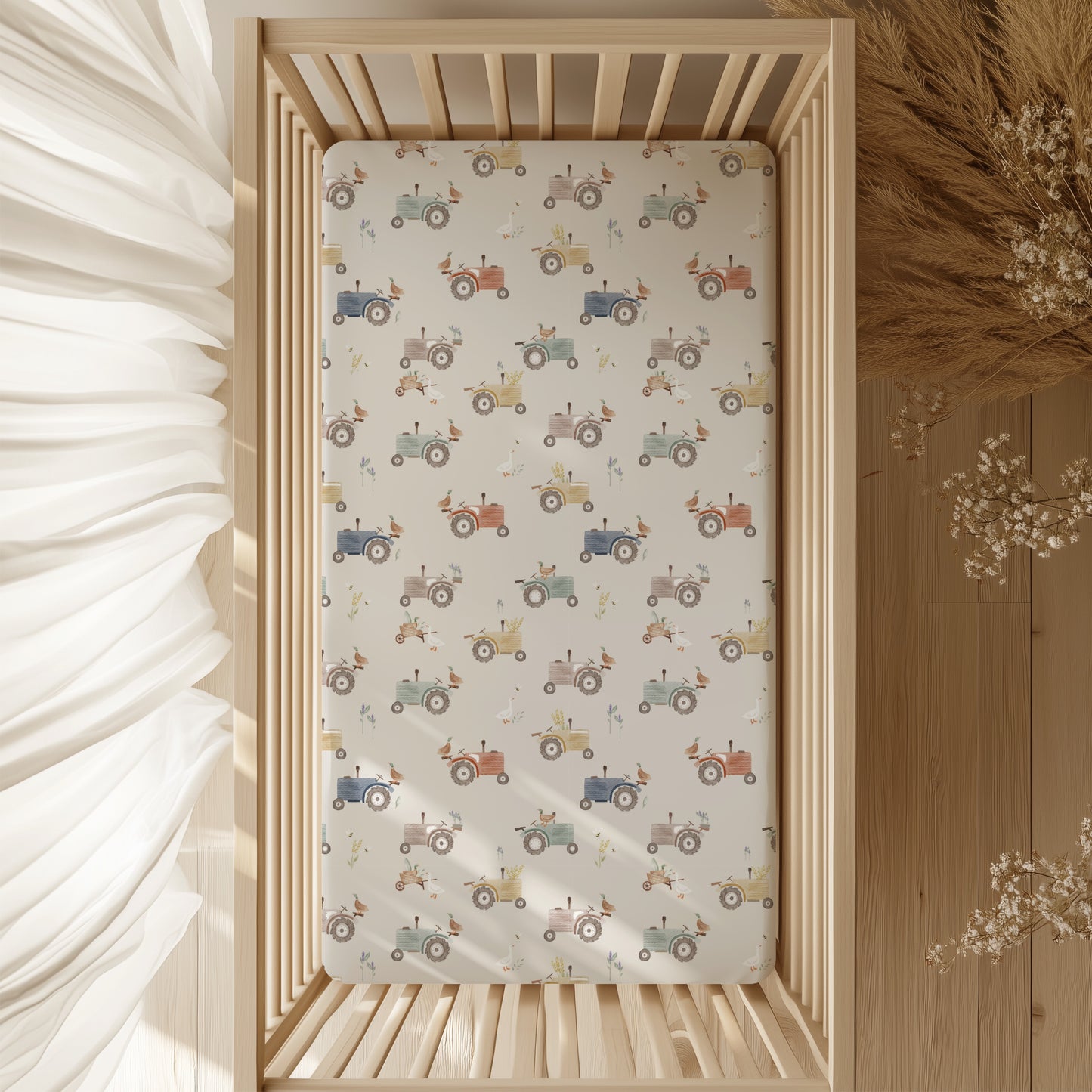 Farm Fun Crib Sheet