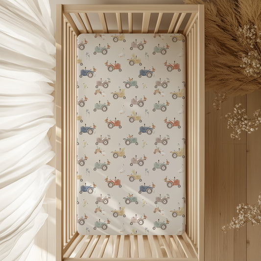 Farm Fun Crib Sheet