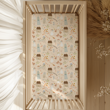 Hens and Heirlooms Crib Sheet